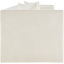  Manufacturer Color_Cream -- Everett 88.5" Cream Chenille Fabric Upholstered Sofa IMAGE 4