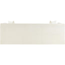 Meridian Everett Cream Chenille Fabric Sofa IMAGE 5