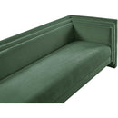  Manufacturer Color_Green -- Everett 88.5" Green Chenille Fabric Upholstered Sofa IMAGE 10