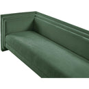  Manufacturer Color_Green -- Everett 88.5" Green Chenille Fabric Upholstered Sofa IMAGE 12