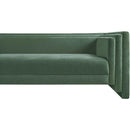  Manufacturer Color_Green -- Everett 88.5" Green Chenille Fabric Upholstered Sofa IMAGE 14