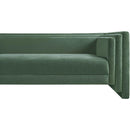 Meridian Everett Green Chenille Fabric Sofa IMAGE 14