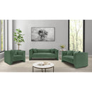  Manufacturer Color_Green -- Everett 88.5" Green Chenille Fabric Upholstered Sofa IMAGE 20