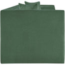  Manufacturer Color_Green -- Everett 88.5" Green Chenille Fabric Upholstered Sofa IMAGE 4