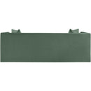  Manufacturer Color_Green -- Everett 88.5" Green Chenille Fabric Upholstered Sofa IMAGE 5