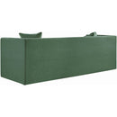 Meridian Everett Green Chenille Fabric Sofa IMAGE 7