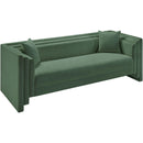  Manufacturer Color_Green -- Everett 88.5" Green Chenille Fabric Upholstered Sofa IMAGE 9