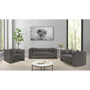  Manufacturer Color_Grey -- Everett Grey Chenille Fabric Upholstered Chair IMAGE 13