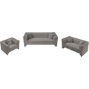  Manufacturer Color_Grey -- Everett 88.5" Grey Chenille Fabric Upholstered Sofa IMAGE 11