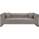  Manufacturer Color_Grey -- Everett 88.5" Grey Chenille Fabric Upholstered Sofa IMAGE 3