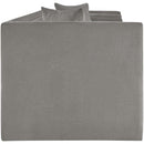  Manufacturer Color_Grey -- Everett 88.5" Grey Chenille Fabric Upholstered Sofa IMAGE 4