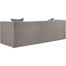  Manufacturer Color_Grey -- Everett 88.5" Grey Chenille Fabric Upholstered Sofa IMAGE 7