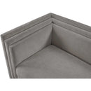  Manufacturer Color_Grey -- Everett 88.5" Grey Chenille Fabric Upholstered Sofa IMAGE 9