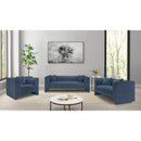Meridian Everett Light Blue Chenille Fabric Chair IMAGE 13