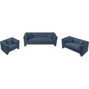  Manufacturer Color_Light Blue -- Everett 88.5" Light Blue Chenille Fabric Upholstered Sofa IMAGE 11