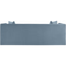 Meridian Everett Light Blue Chenille Fabric Sofa IMAGE 5