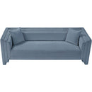  Manufacturer Color_Light Blue -- Everett 88.5" Light Blue Chenille Fabric Upholstered Sofa IMAGE 6