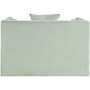 Manufacturer Color_Mint -- Everett Mint Chenille Fabric Upholstered Chair IMAGE 5