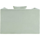 Meridian Everett Mint Chenille Fabric Chair IMAGE 5