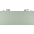 Meridian Everett Mint Chenille Fabric Loveseat IMAGE 5
