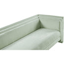 Meridian Everett Mint Chenille Fabric Sofa IMAGE 10