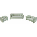  Manufacturer Color_Mint -- Everett 88.5" Mint Chenille Fabric Upholstered Sofa IMAGE 16