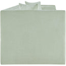  Manufacturer Color_Mint -- Everett 88.5" Mint Chenille Fabric Upholstered Sofa IMAGE 4