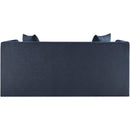  Manufacturer Color_Navy -- Everett 67" Navy Chenille Fabric Upholstered Loveseat IMAGE 5