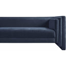  Manufacturer Color_Navy -- Everett 88.5" Navy Chenille Fabric Upholstered Sofa IMAGE 10