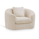  Manufacturer Color_Beige -- Meridian Penelope Stationary Fabric Chair IMAGE 1