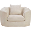  Manufacturer Color_Beige -- Meridian Penelope Stationary Fabric Chair IMAGE 3