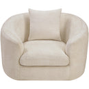  Manufacturer Color_Beige -- Meridian Penelope Stationary Fabric Chair IMAGE 6