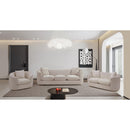 Meridian Penelope Beige Chenille Fabric Sofa IMAGE 16