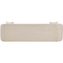 Meridian Penelope Beige Chenille Fabric Sofa IMAGE 5