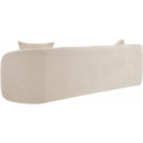 Meridian Penelope Beige Chenille Fabric Sofa IMAGE 7