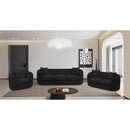  Manufacturer Color_Black -- Penelope 92.5" Black Chenille Fabric Upholstered Sofa IMAGE 15