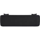  Manufacturer Color_Black -- Penelope 92.5" Black Chenille Fabric Upholstered Sofa IMAGE 4