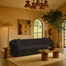  Manufacturer Color_Black -- Penelope 92.5" Black Chenille Fabric Upholstered Sofa IMAGE 6