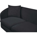  Manufacturer Color_Black -- Penelope 92.5" Black Chenille Fabric Upholstered Sofa IMAGE 9