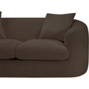  Manufacturer Color_Brown -- Penelope 66.5" Brown Chenille Fabric Upholstered Loveseat IMAGE 10