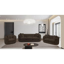  Manufacturer Color_Brown -- Penelope 66.5" Brown Chenille Fabric Upholstered Loveseat IMAGE 16
