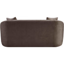  Manufacturer Color_Brown -- Penelope 66.5" Brown Chenille Fabric Upholstered Loveseat IMAGE 5