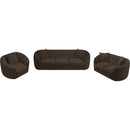  Manufacturer Color_Brown -- Penelope 92.5" Brown Chenille Fabric Upholstered Sofa IMAGE 12