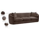  Manufacturer Color_Brown -- Penelope 92.5" Brown Chenille Fabric Upholstered Sofa IMAGE 15