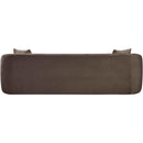 Meridian Penelope Brown Chenille Fabric Sofa IMAGE 5