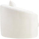  Manufacturer Color_Cream -- Penelope Cream Chenille Fabric Upholstered Chair IMAGE 4
