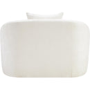  Manufacturer Color_Cream -- Penelope Cream Chenille Fabric Upholstered Chair IMAGE 5