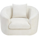  Manufacturer Color_Cream -- Penelope Cream Chenille Fabric Upholstered Chair IMAGE 6