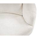  Manufacturer Color_Cream -- Penelope Cream Chenille Fabric Upholstered Chair IMAGE 8