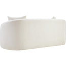  Manufacturer Color_Cream -- Penelope 66.5" Cream Chenille Fabric Upholstered Loveseat IMAGE 7